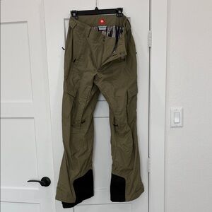 Columbia Men's Olive Cargo Snow Pants